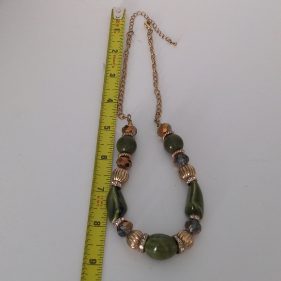Gold Toned Fashion Necklace - Picture 5 of 5